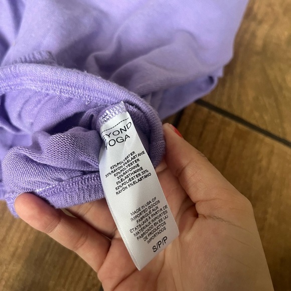 Beyond Yoga Women's Wrapped Up Pullover purple small - Picture 6 of 6